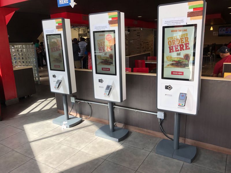 Burger King Ordering Kiosks